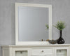Sandy Beach Rectangular Mirror White - 201304 - Luna Furniture