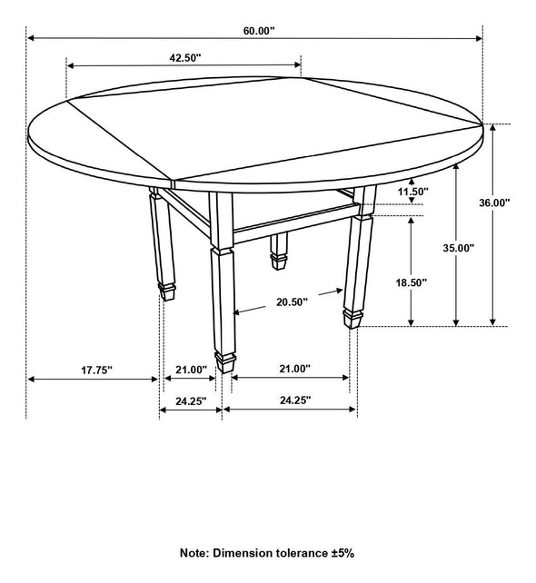 Sarasota Counter Height Table with Shelf Storage Nutmeg and Rustic Cream - 192818 - Luna Furniture