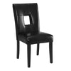 Shannon Open Back Upholstered Dining Chairs Black (Set of 2) - 103612BLK - Luna Furniture