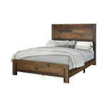 Sidney Queen Panel Bed Rustic Pine - 223141Q - Luna Furniture