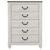 Stillwood 5-drawer Chest Vintage Linen - 223285 - Luna Furniture