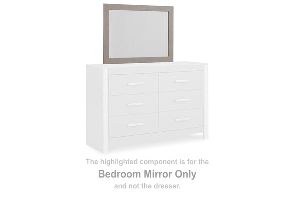 Surancha Gray Bedroom Mirror - B1145-36 - Luna Furniture