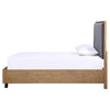 Taylor Upholstered Eastern King Panel Bed Light Honey Brown and Grey - 223421KE - Luna Furniture