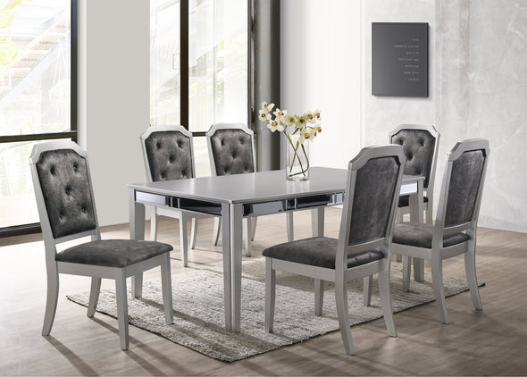 Travis Dining Table + 6 Chair Set - Travis - Luna Furniture