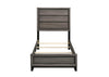 Watson Twin Panel Bed Grey Oak - 212421T - Luna Furniture